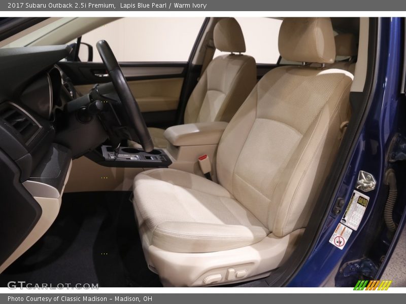 Lapis Blue Pearl / Warm Ivory 2017 Subaru Outback 2.5i Premium
