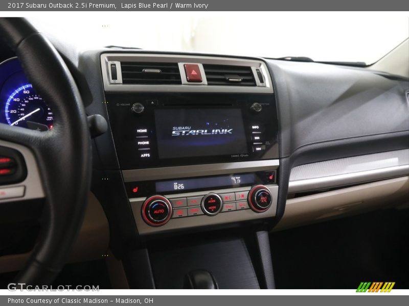Lapis Blue Pearl / Warm Ivory 2017 Subaru Outback 2.5i Premium