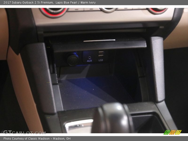 Lapis Blue Pearl / Warm Ivory 2017 Subaru Outback 2.5i Premium