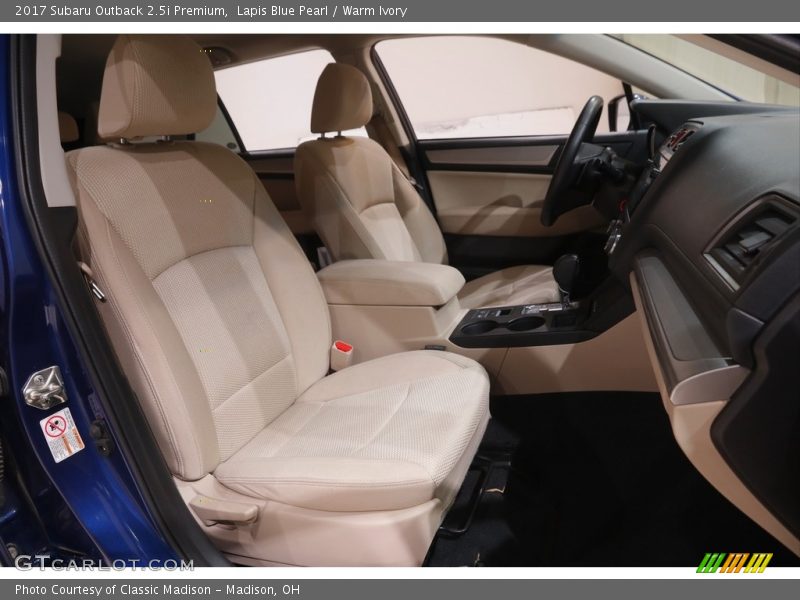 Lapis Blue Pearl / Warm Ivory 2017 Subaru Outback 2.5i Premium