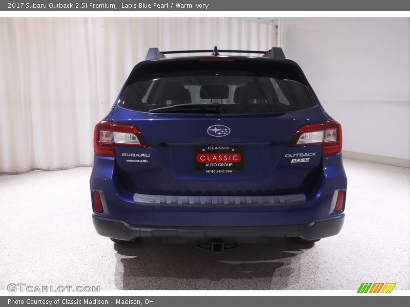 Lapis Blue Pearl / Warm Ivory 2017 Subaru Outback 2.5i Premium
