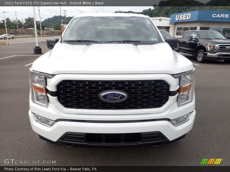 Oxford White / Black 2022 Ford F150 STX SuperCrew 4x4