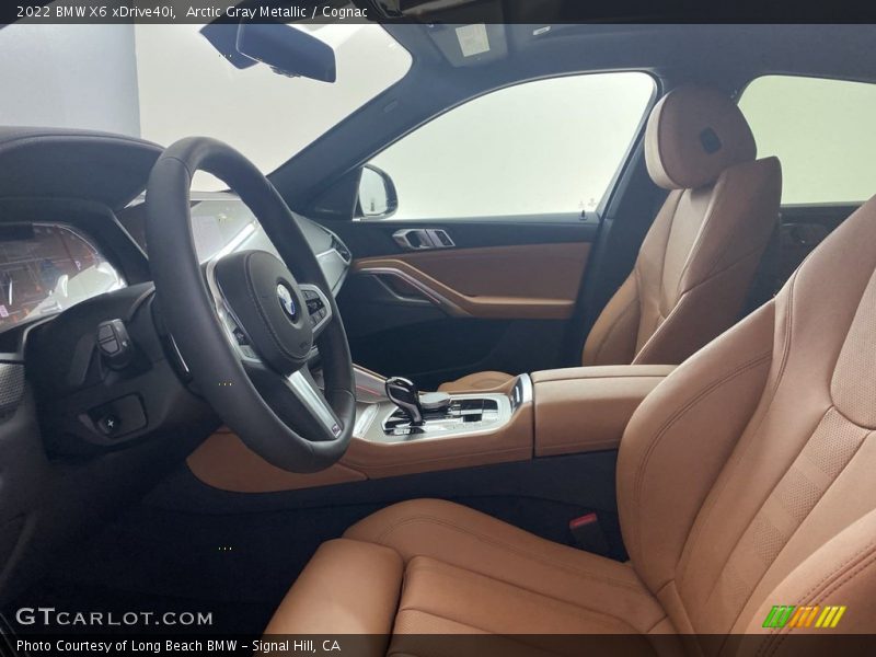 Arctic Gray Metallic / Cognac 2022 BMW X6 xDrive40i