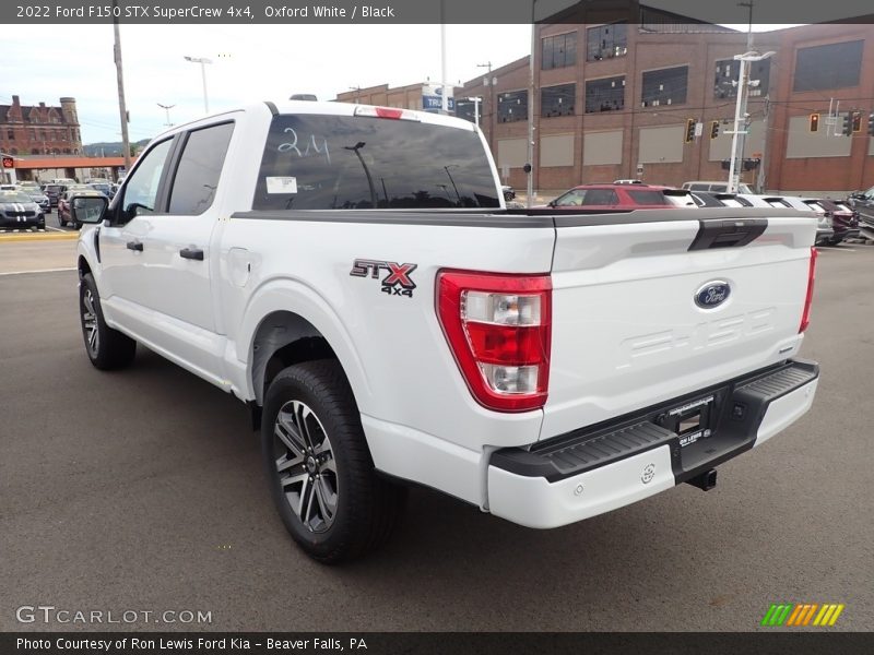 Oxford White / Black 2022 Ford F150 STX SuperCrew 4x4