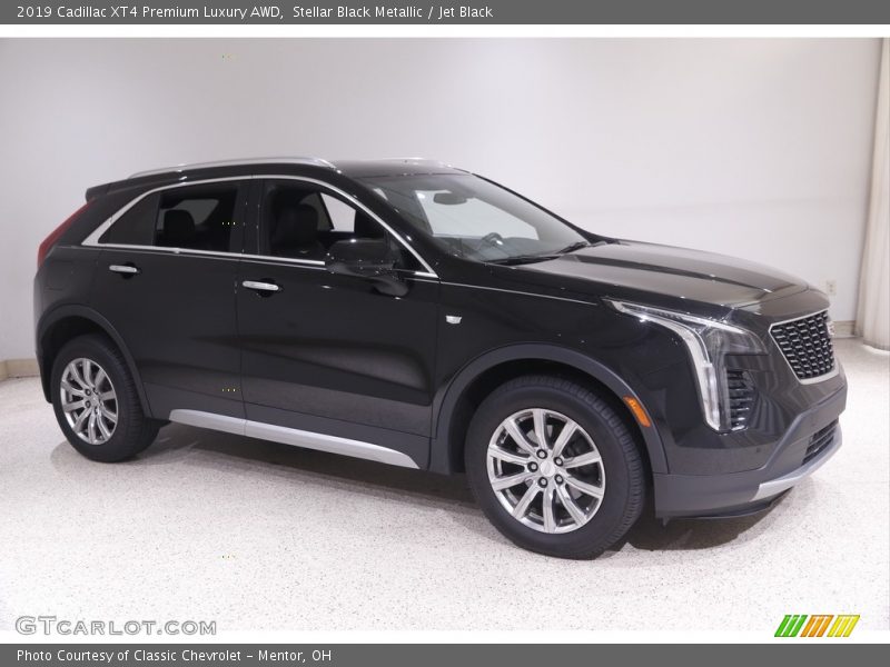 Stellar Black Metallic / Jet Black 2019 Cadillac XT4 Premium Luxury AWD