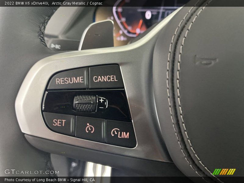 Arctic Gray Metallic / Cognac 2022 BMW X6 xDrive40i