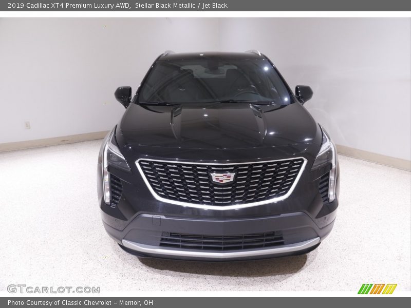 Stellar Black Metallic / Jet Black 2019 Cadillac XT4 Premium Luxury AWD