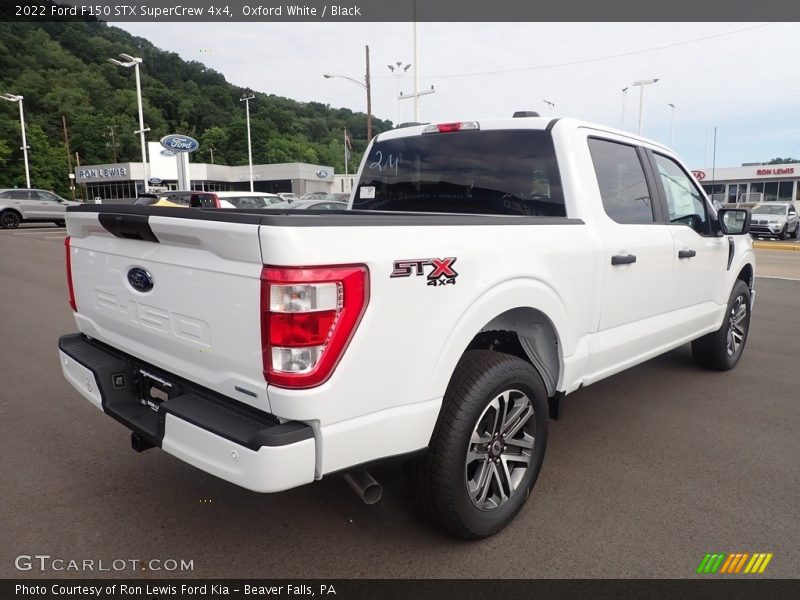 Oxford White / Black 2022 Ford F150 STX SuperCrew 4x4