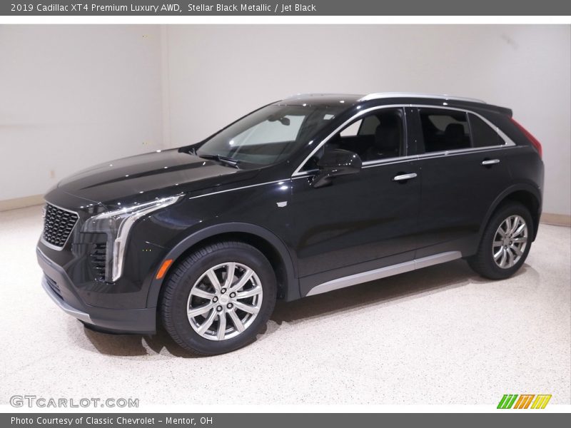 Stellar Black Metallic / Jet Black 2019 Cadillac XT4 Premium Luxury AWD