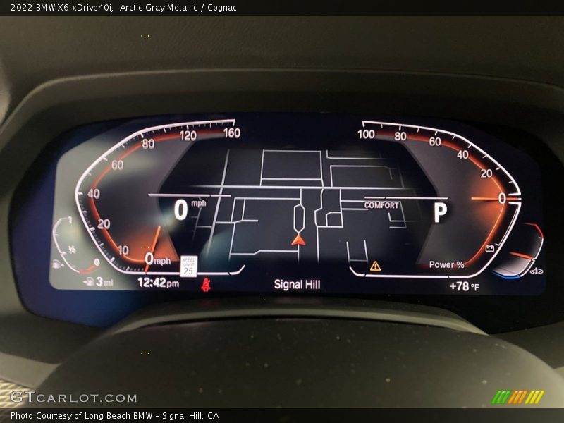 Arctic Gray Metallic / Cognac 2022 BMW X6 xDrive40i