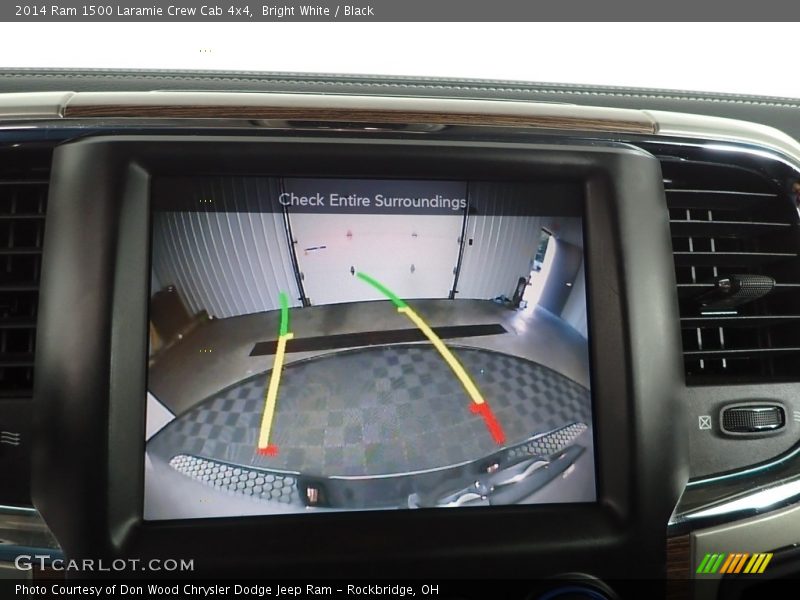 Bright White / Black 2014 Ram 1500 Laramie Crew Cab 4x4