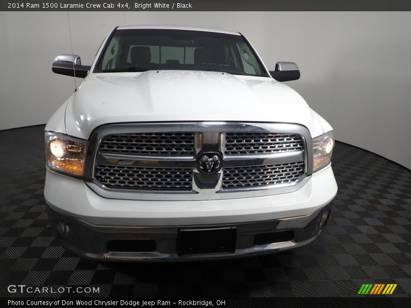 Bright White / Black 2014 Ram 1500 Laramie Crew Cab 4x4