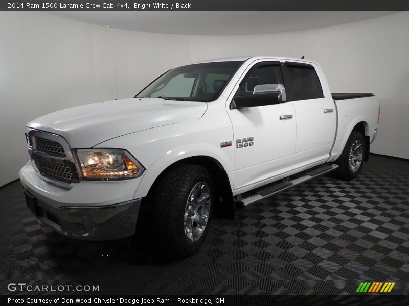 Bright White / Black 2014 Ram 1500 Laramie Crew Cab 4x4