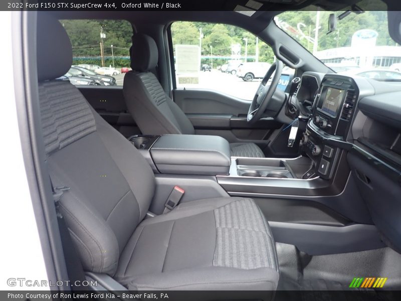 Front Seat of 2022 F150 STX SuperCrew 4x4