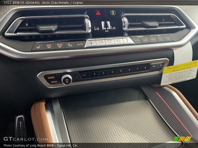 Arctic Gray Metallic / Cognac 2022 BMW X6 xDrive40i