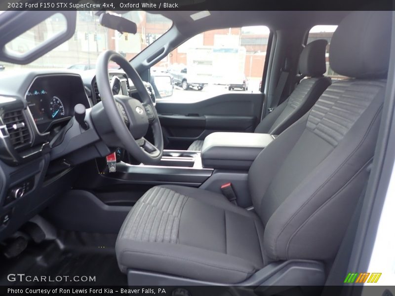 Front Seat of 2022 F150 STX SuperCrew 4x4