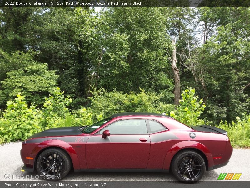 Octane Red Pearl / Black 2022 Dodge Challenger R/T Scat Pack Widebody
