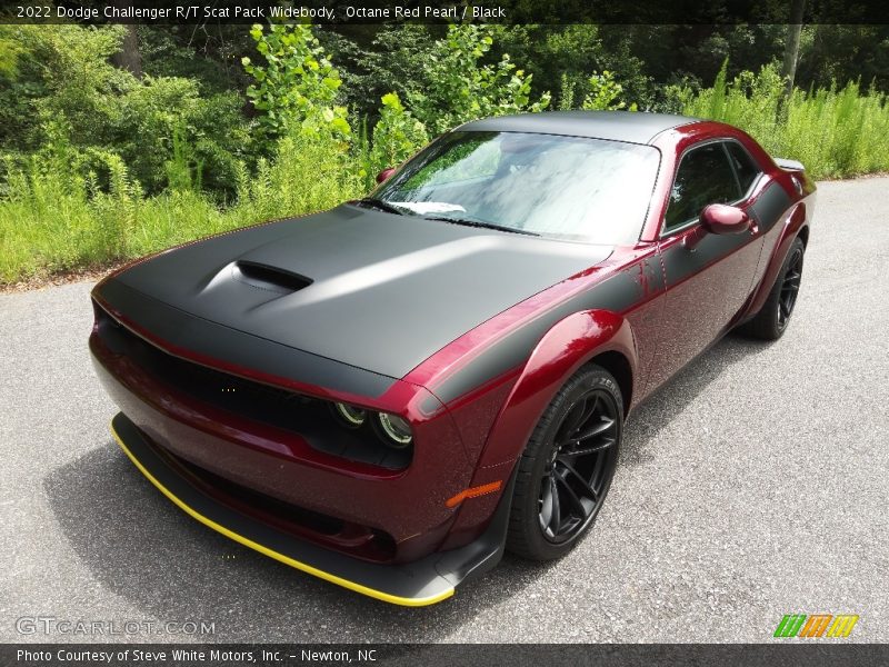 Octane Red Pearl / Black 2022 Dodge Challenger R/T Scat Pack Widebody