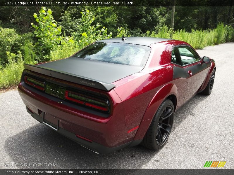 Octane Red Pearl / Black 2022 Dodge Challenger R/T Scat Pack Widebody