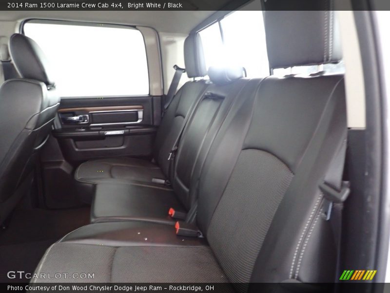 Bright White / Black 2014 Ram 1500 Laramie Crew Cab 4x4