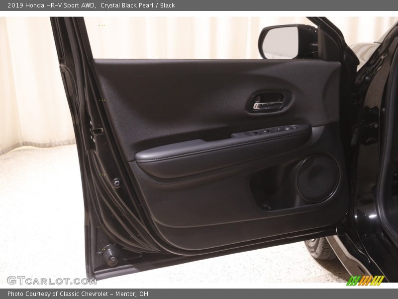 Crystal Black Pearl / Black 2019 Honda HR-V Sport AWD