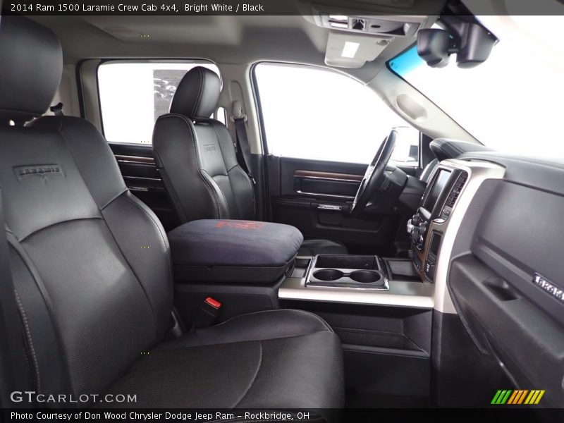 Bright White / Black 2014 Ram 1500 Laramie Crew Cab 4x4