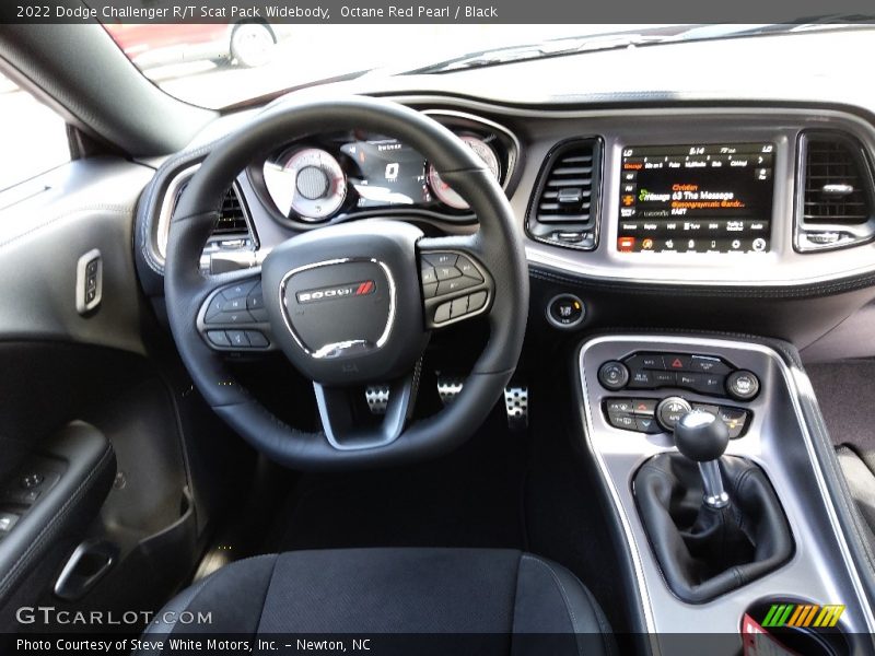 Controls of 2022 Challenger R/T Scat Pack Widebody