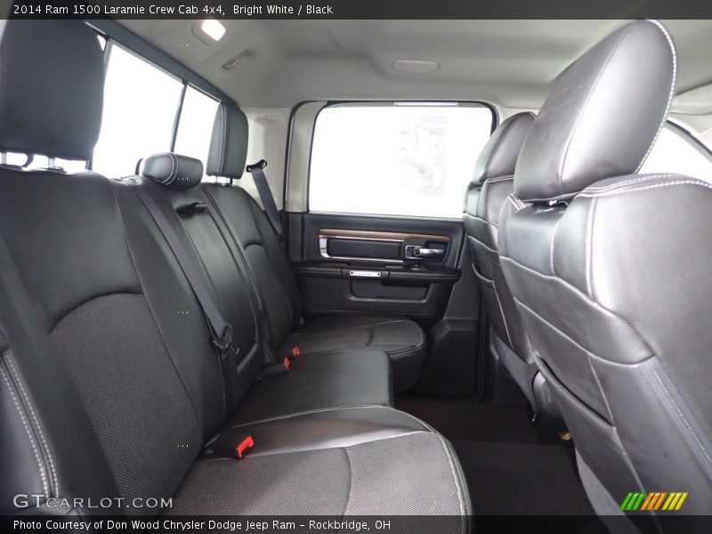Bright White / Black 2014 Ram 1500 Laramie Crew Cab 4x4