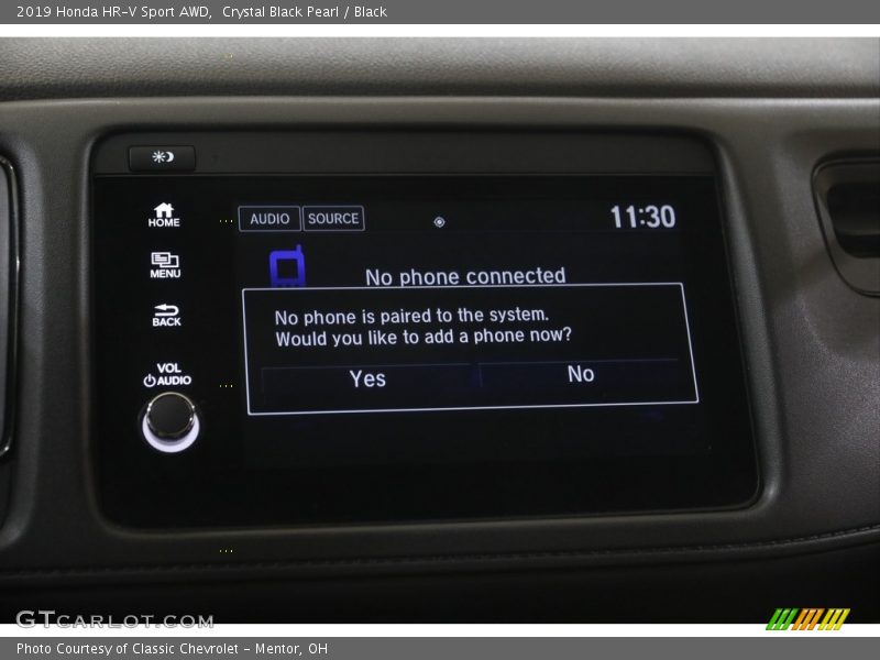 Crystal Black Pearl / Black 2019 Honda HR-V Sport AWD