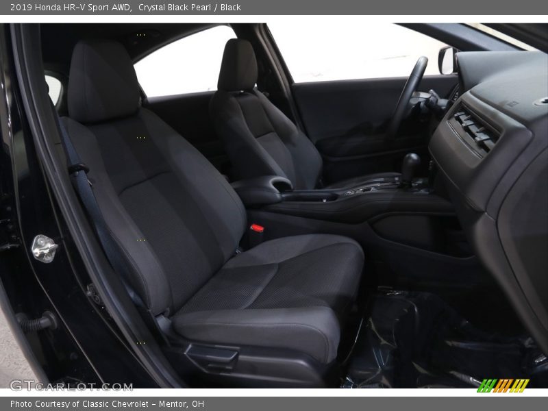 Crystal Black Pearl / Black 2019 Honda HR-V Sport AWD