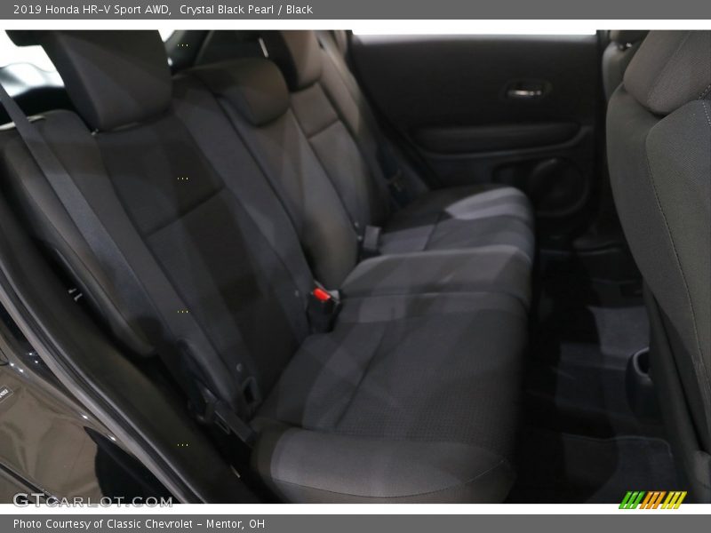 Crystal Black Pearl / Black 2019 Honda HR-V Sport AWD