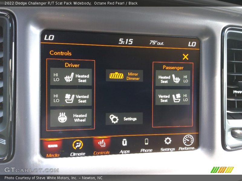Octane Red Pearl / Black 2022 Dodge Challenger R/T Scat Pack Widebody