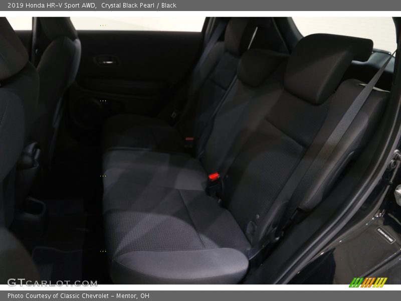 Crystal Black Pearl / Black 2019 Honda HR-V Sport AWD