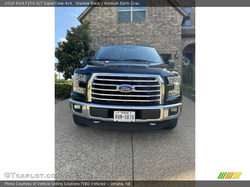 Shadow Black / Medium Earth Gray 2016 Ford F150 XLT SuperCrew 4x4