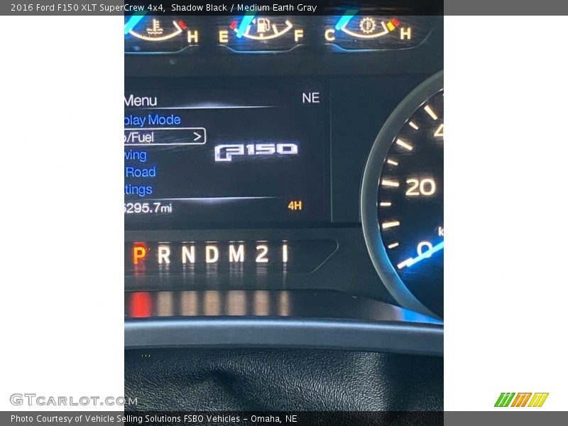 Shadow Black / Medium Earth Gray 2016 Ford F150 XLT SuperCrew 4x4
