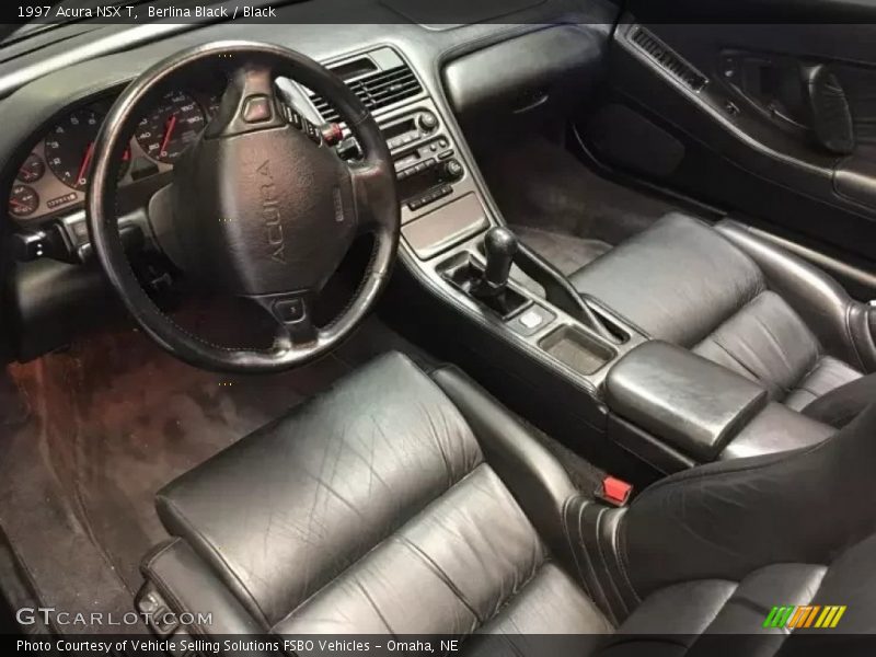  1997 NSX T Black Interior