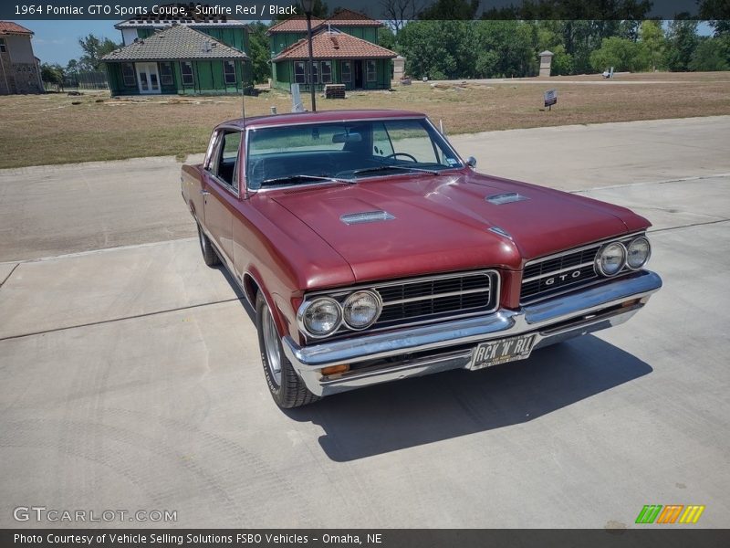 Sunfire Red / Black 1964 Pontiac GTO Sports Coupe