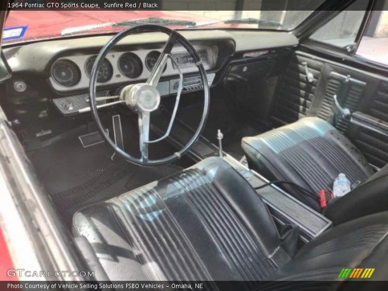  1964 GTO Sports Coupe Black Interior