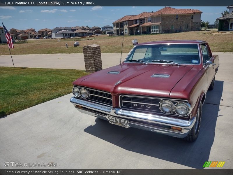 Sunfire Red / Black 1964 Pontiac GTO Sports Coupe