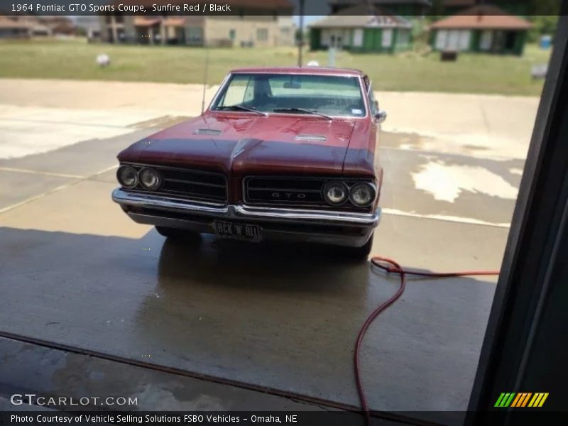 Sunfire Red / Black 1964 Pontiac GTO Sports Coupe