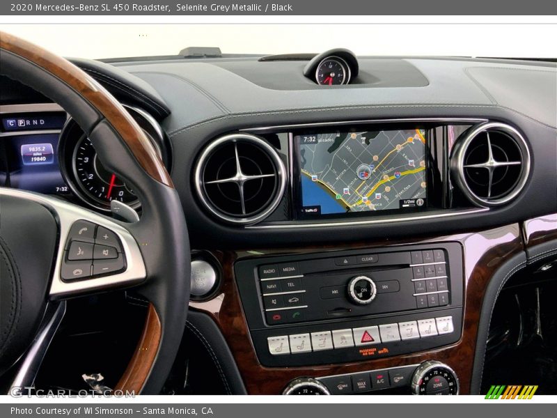 Selenite Grey Metallic / Black 2020 Mercedes-Benz SL 450 Roadster