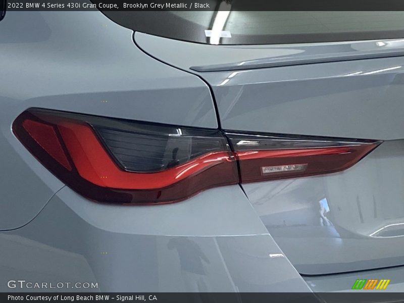 Brooklyn Grey Metallic / Black 2022 BMW 4 Series 430i Gran Coupe