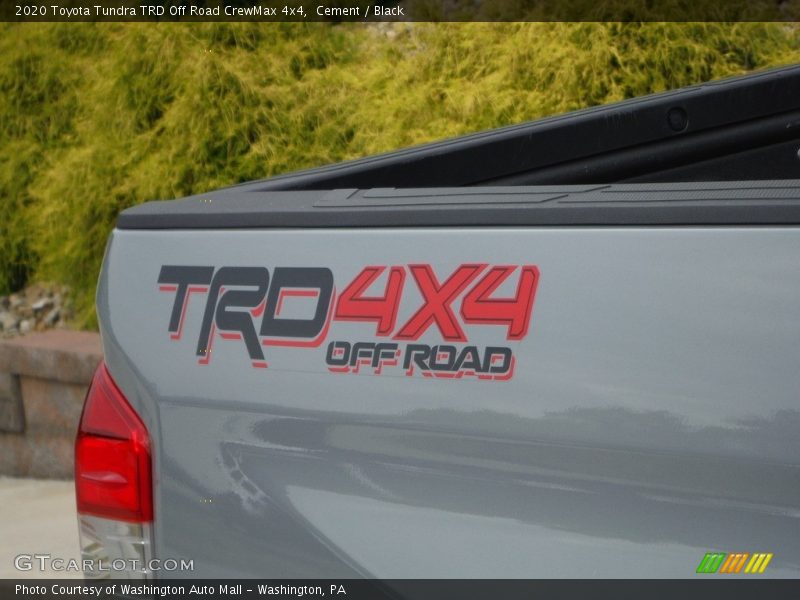 Cement / Black 2020 Toyota Tundra TRD Off Road CrewMax 4x4