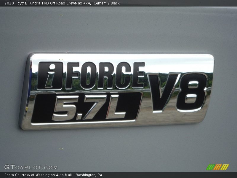 Cement / Black 2020 Toyota Tundra TRD Off Road CrewMax 4x4