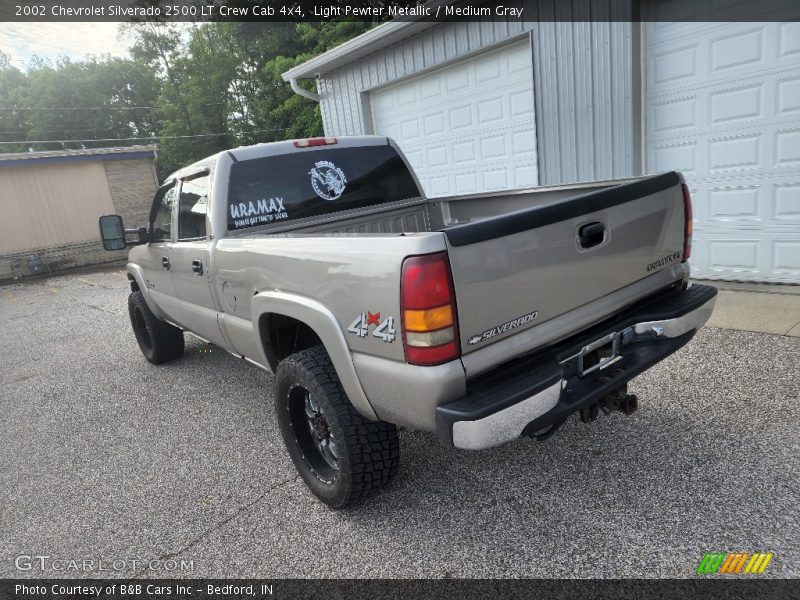 Light Pewter Metallic / Medium Gray 2002 Chevrolet Silverado 2500 LT Crew Cab 4x4