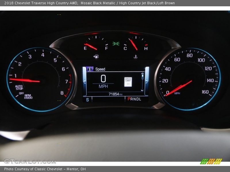 Mosaic Black Metallic / High Country Jet Black/Loft Brown 2018 Chevrolet Traverse High Country AWD
