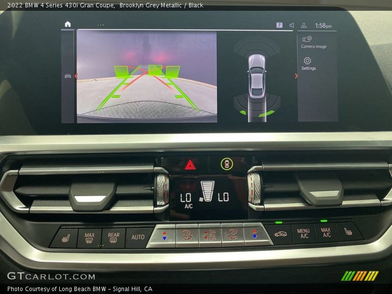 Brooklyn Grey Metallic / Black 2022 BMW 4 Series 430i Gran Coupe