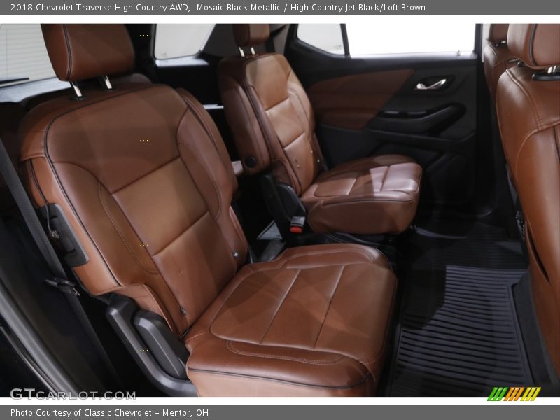 Mosaic Black Metallic / High Country Jet Black/Loft Brown 2018 Chevrolet Traverse High Country AWD