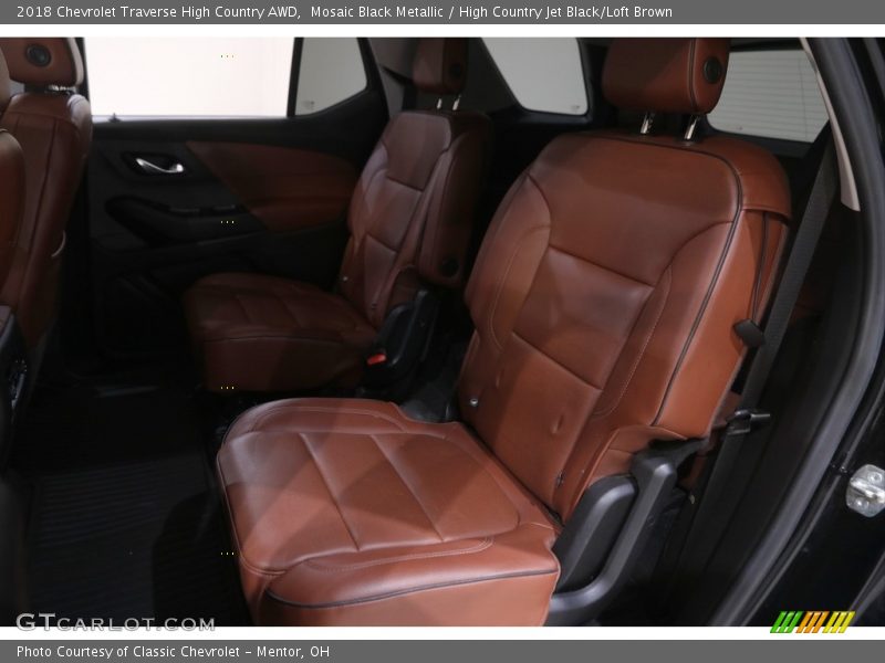Mosaic Black Metallic / High Country Jet Black/Loft Brown 2018 Chevrolet Traverse High Country AWD