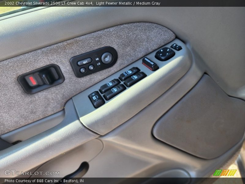 Light Pewter Metallic / Medium Gray 2002 Chevrolet Silverado 2500 LT Crew Cab 4x4